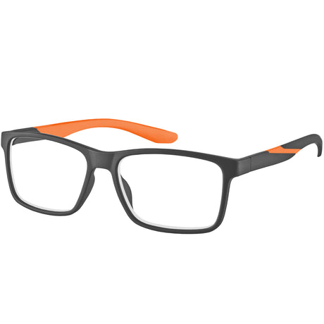 Fairfax Black and Orange Classic Reading Glasses
