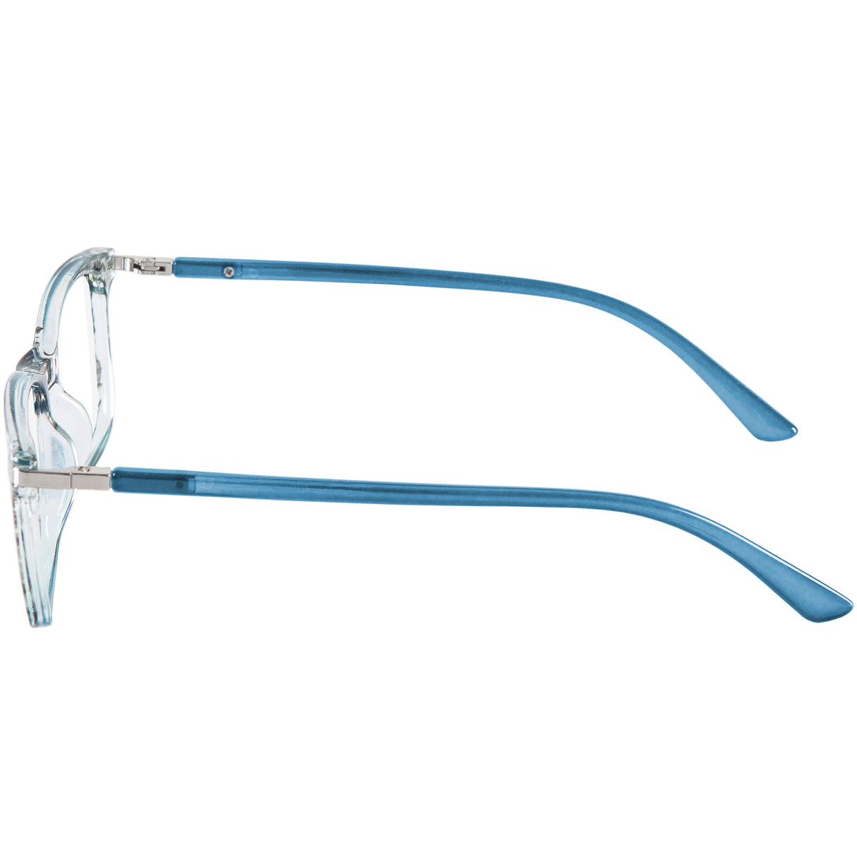 Side view of Blue Chale Reading Glasses