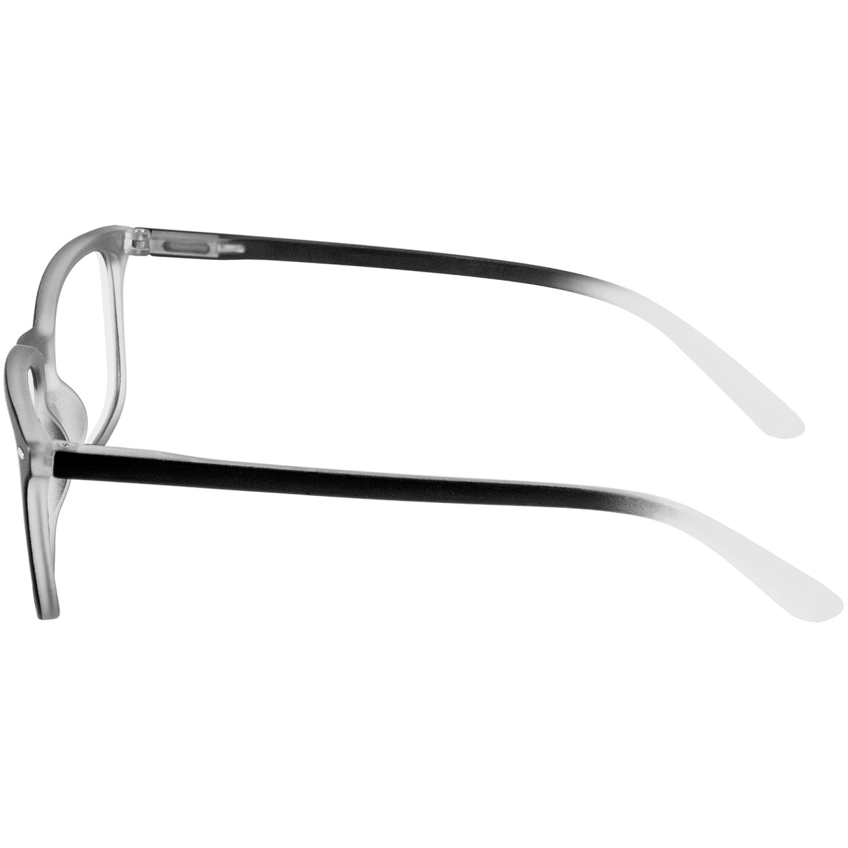 Black rectangular framed reading glasses. Stylish!
