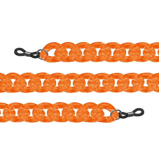 Eden Orange Glasses Chain